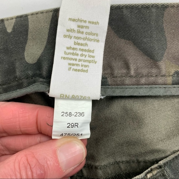 LONDON Jeans Camouflage Straight Leg size 6 - Picture 7 of 8